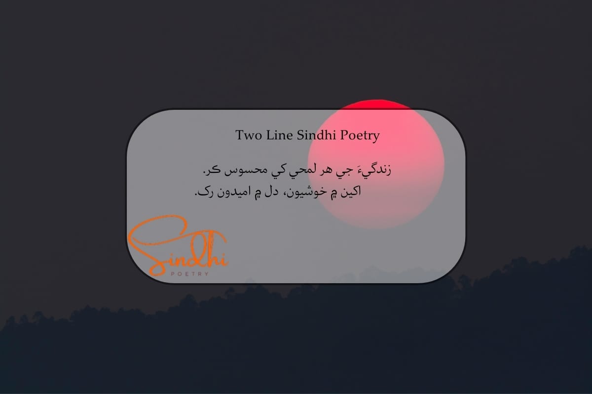 Sindhi 2 line Shayari